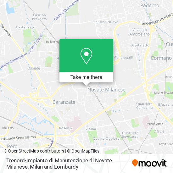 Trenord-Impianto di Manutenzione di Novate Milanese map