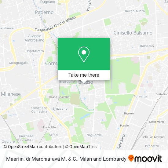 Maerfin. di Marchiafava M. & C. map