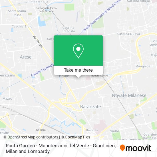 Rusta Garden - Manutenzioni del Verde - Giardinieri map