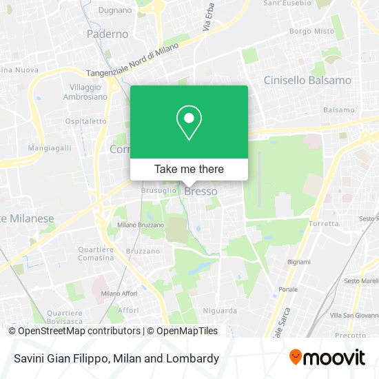 Savini Gian Filippo map
