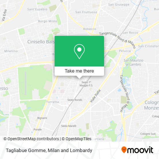 Tagliabue Gomme map