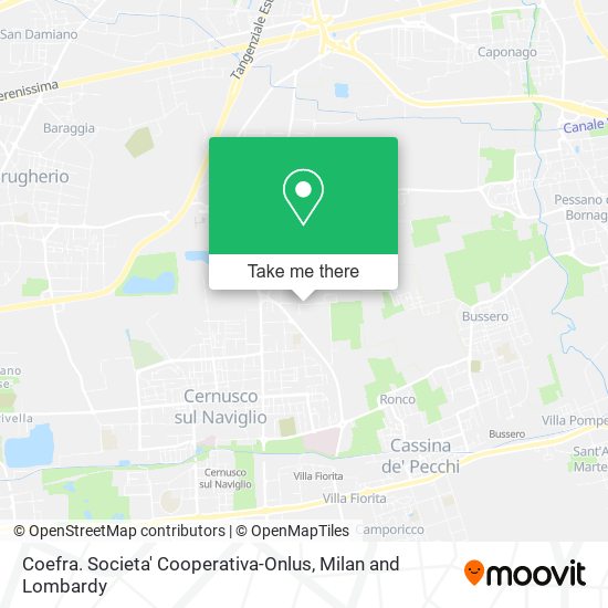 Coefra. Societa' Cooperativa-Onlus map