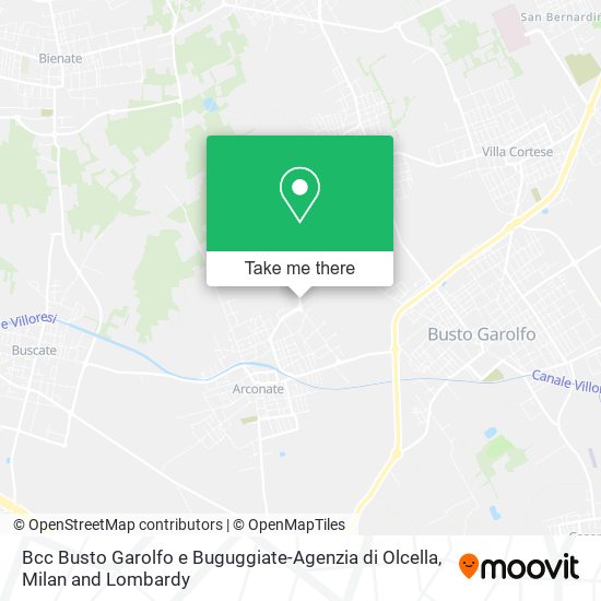 Bcc Busto Garolfo e Buguggiate-Agenzia di Olcella map