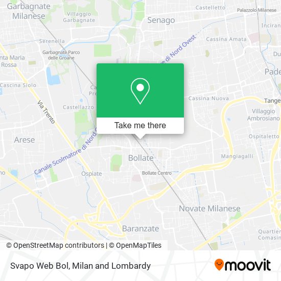 Svapo Web Bol map