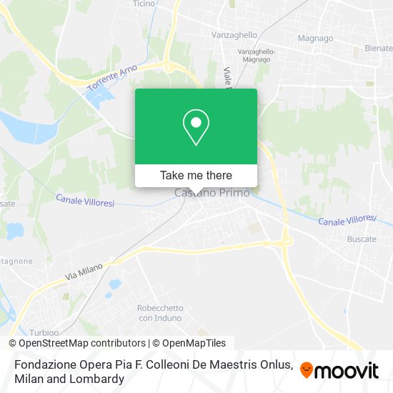 Fondazione Opera Pia F. Colleoni De Maestris Onlus map