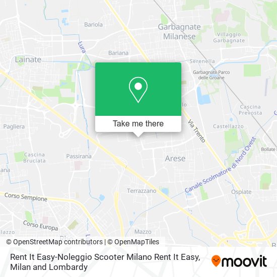 Rent It Easy-Noleggio Scooter Milano Rent It Easy map