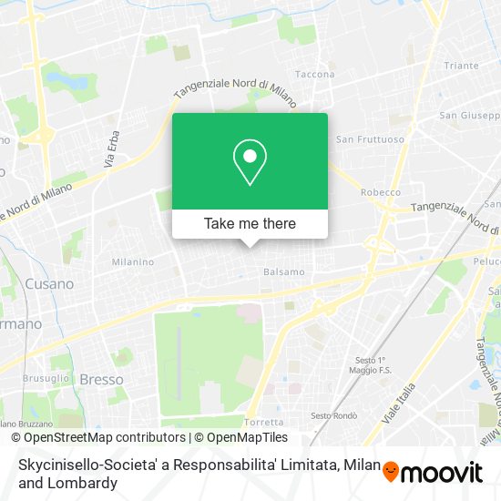 Skycinisello-Societa' a Responsabilita' Limitata map