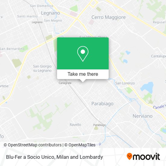 Blu-Fer a Socio Unico map
