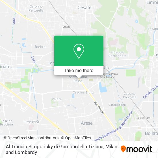 Al Trancio Simporicky di Gambardella Tiziana map