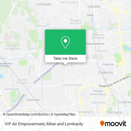 VIP Air Empowerment map