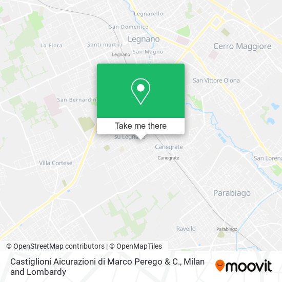 Castiglioni Aicurazioni di Marco Perego & C. map