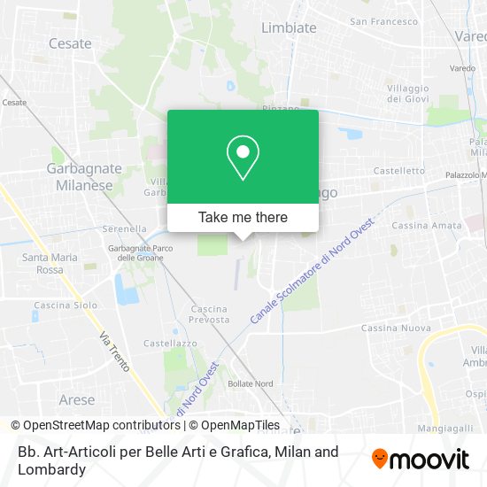 Bb. Art-Articoli per Belle Arti e Grafica map