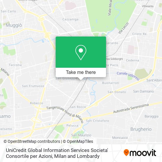UniCredit Global Information Services Societa' Consortile per Azioni map