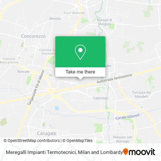 Meregalli Impianti Termotecnici map