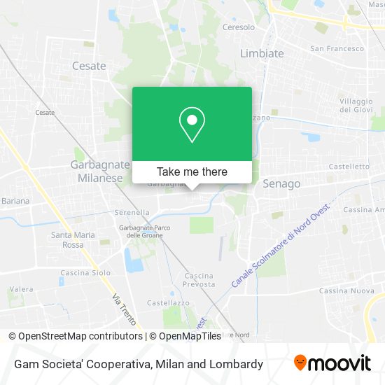 Gam Societa' Cooperativa map