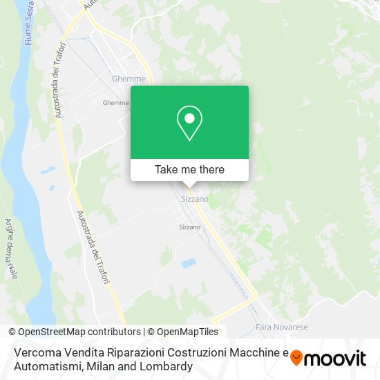 Vercoma Vendita Riparazioni Costruzioni Macchine e Automatismi map