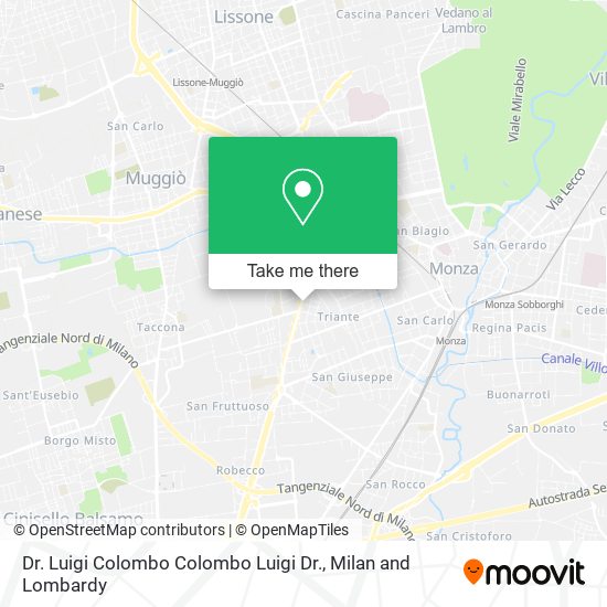 Dr. Luigi Colombo Colombo Luigi Dr. map
