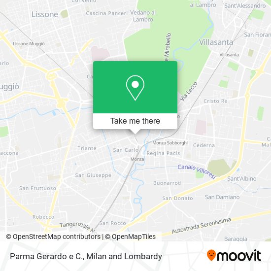 Parma Gerardo e C. map