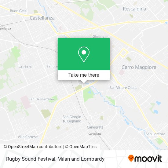 Rugby Sound Festival map