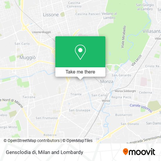 Gensclodia di map