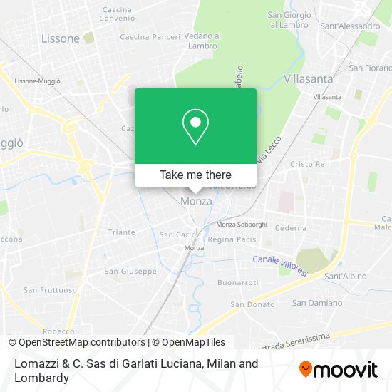 Lomazzi & C. Sas di Garlati Luciana map