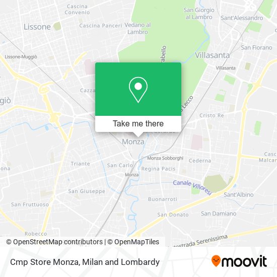 Cmp Store Monza map