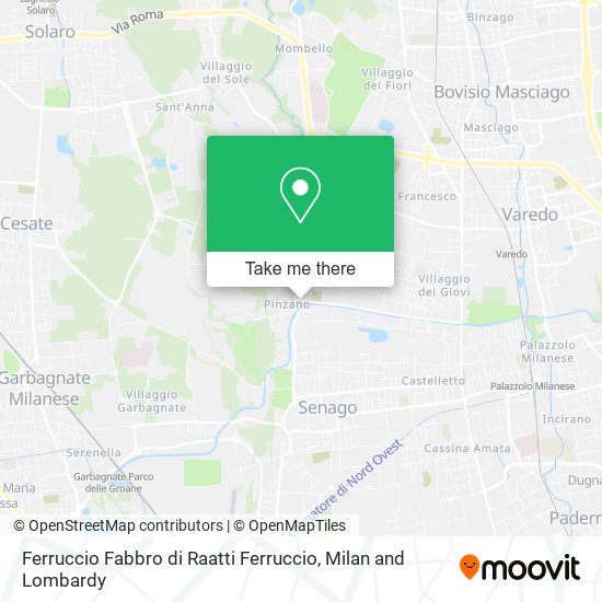 Ferruccio Fabbro di Raatti Ferruccio map