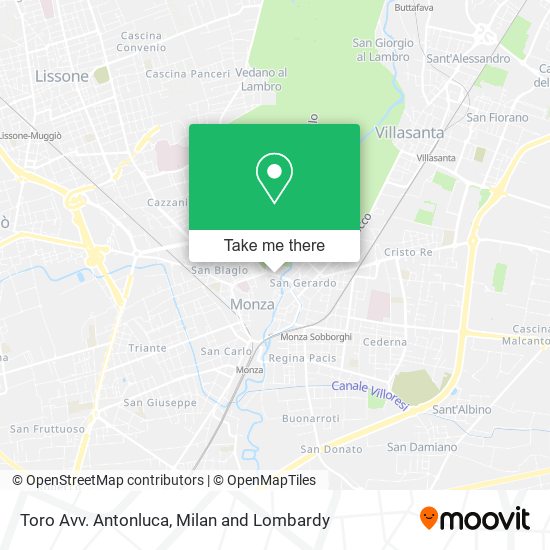 Toro Avv. Antonluca map