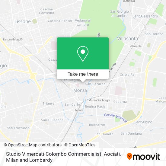Studio Vimercati-Colombo Commercialisti Aociati map
