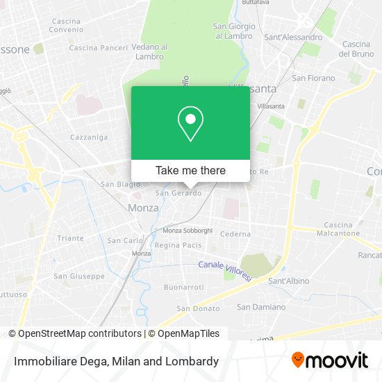 Immobiliare Dega map