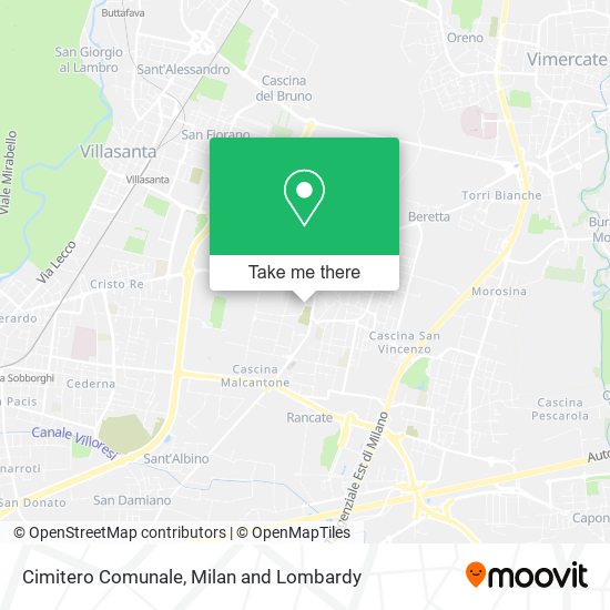 Cimitero Comunale map
