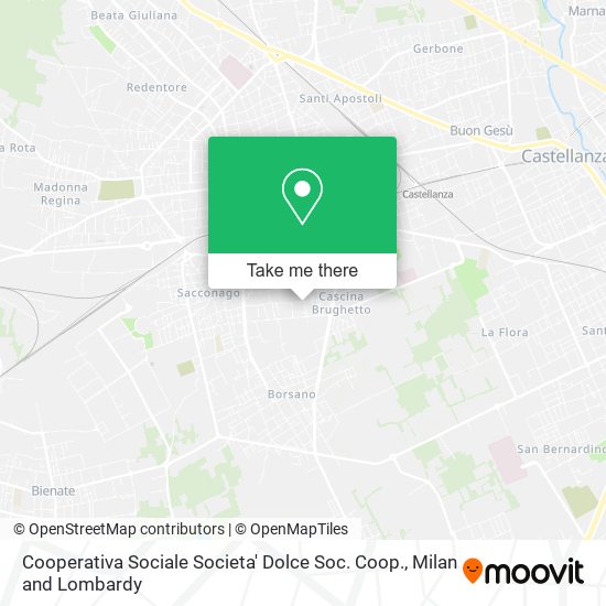 Cooperativa Sociale Societa' Dolce Soc. Coop. map