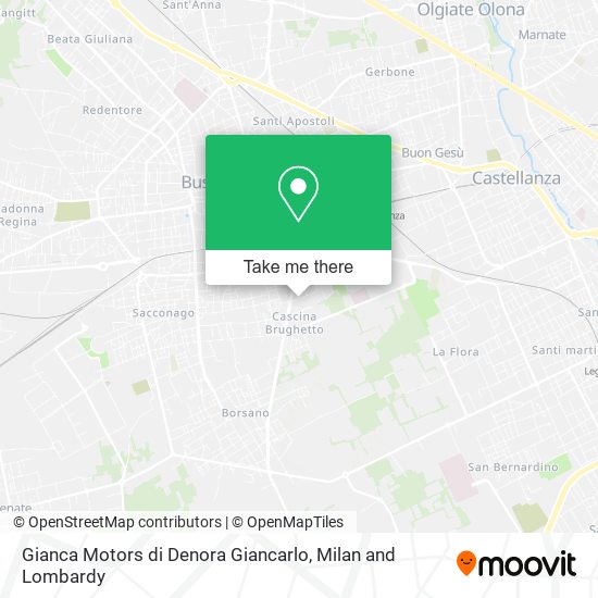 Gianca Motors di Denora Giancarlo map