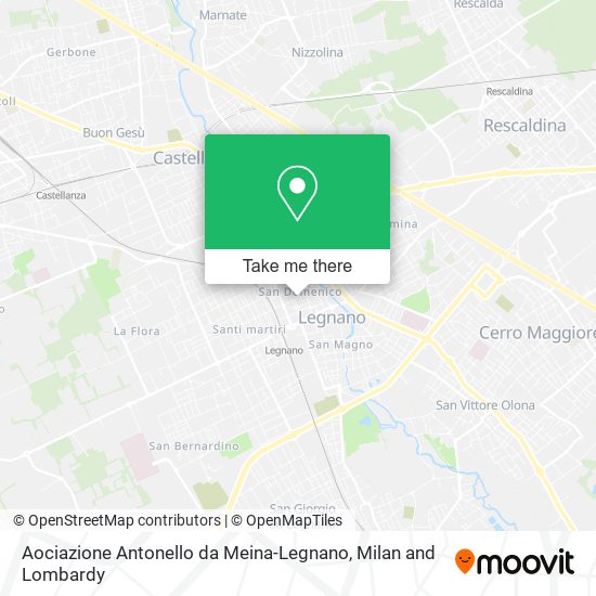 Aociazione Antonello da Meina-Legnano map