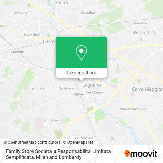 Family Store Societa' a Responsabilita' Limitata Semplificata map