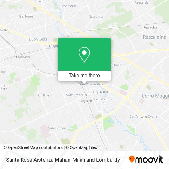 Santa Rosa Aistenza Mahan map