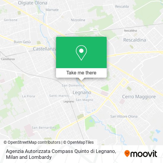 Agenzia Autorizzata Compass Quinto di Legnano map