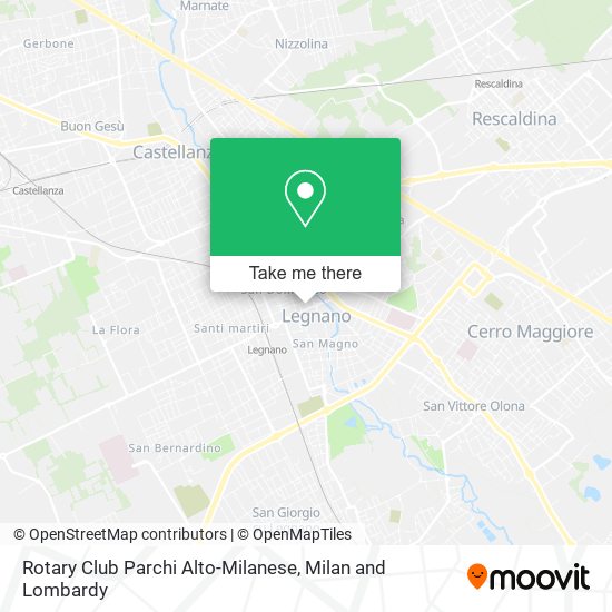 Rotary Club Parchi Alto-Milanese map