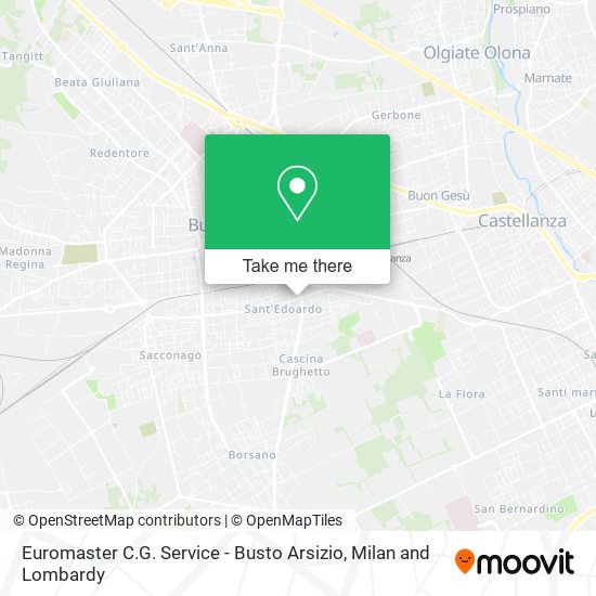 Euromaster C.G. Service - Busto Arsizio map