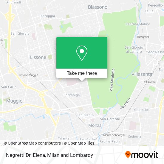 Negretti Dr. Elena map