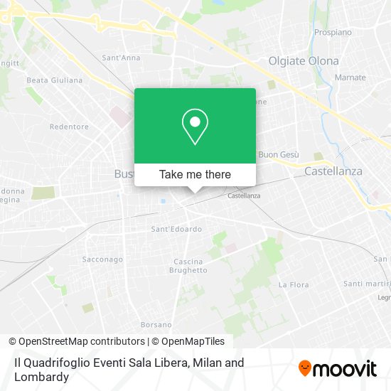 Il Quadrifoglio Eventi Sala Libera map