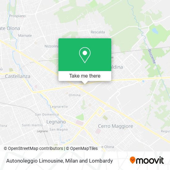 Autonoleggio Limousine map