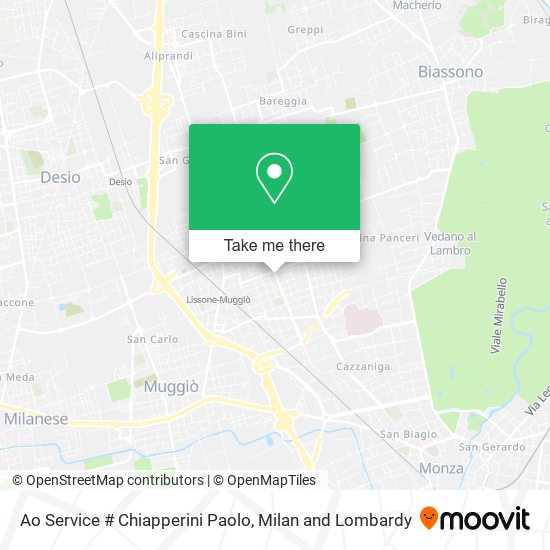 Ao Service # Chiapperini Paolo map