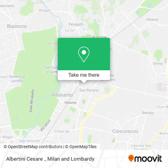 Albertini Cesare . map