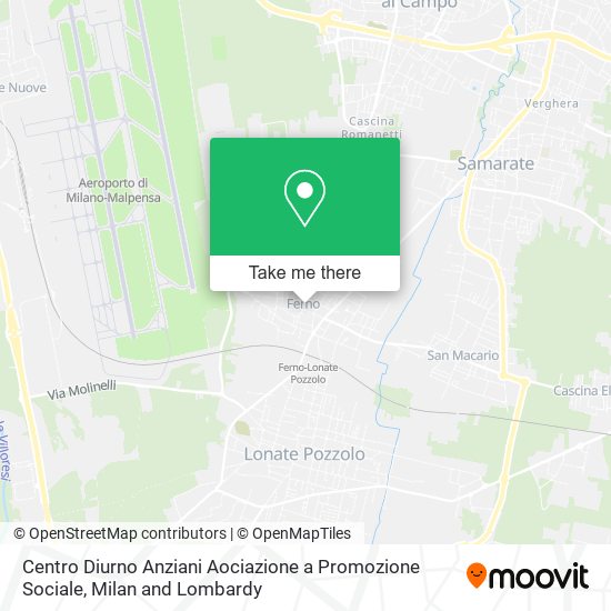 Centro Diurno Anziani Aociazione a Promozione Sociale map