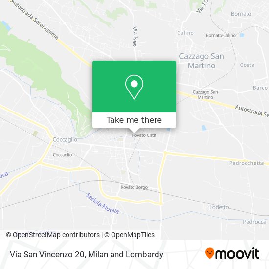 Via San Vincenzo 20 map