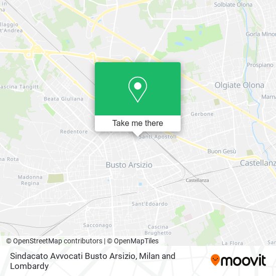 Sindacato Avvocati Busto Arsizio map