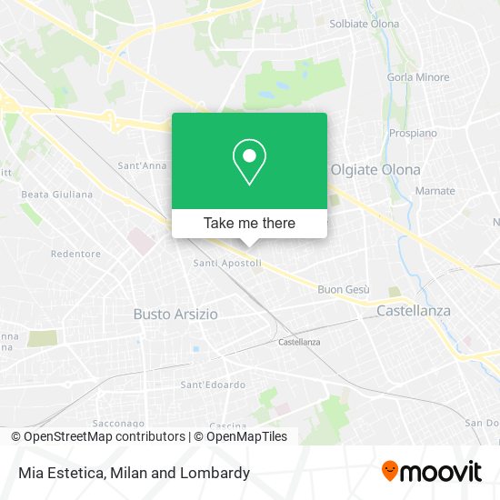 Mia Estetica map