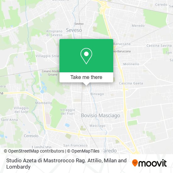 Studio Azeta di Mastrorocco Rag. Attilio map