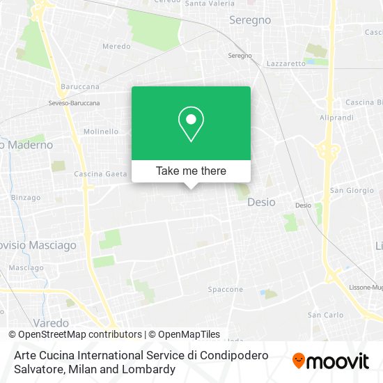 Arte Cucina International Service di Condipodero Salvatore map
